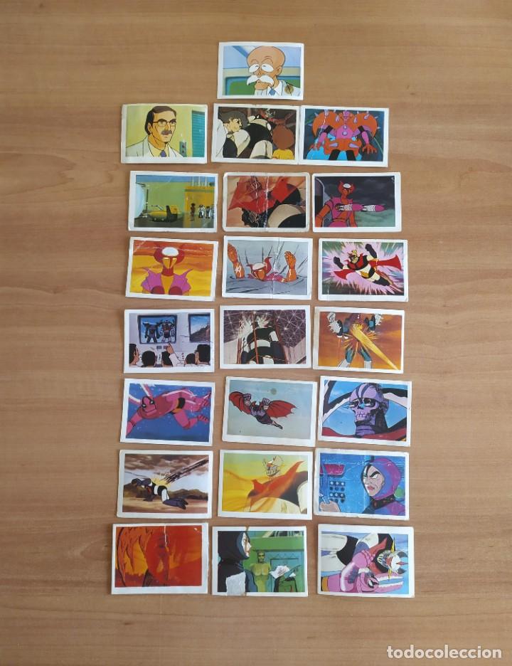 Coleccionismo cromos antiguos: Lote 46 cromos Mazinger z - Foto 3