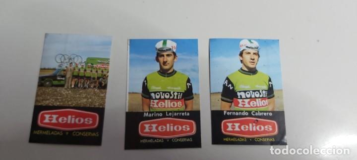 Coleccionismo cromos antiguos: LOTE DE CROMOS DE CICLISMO HELIO