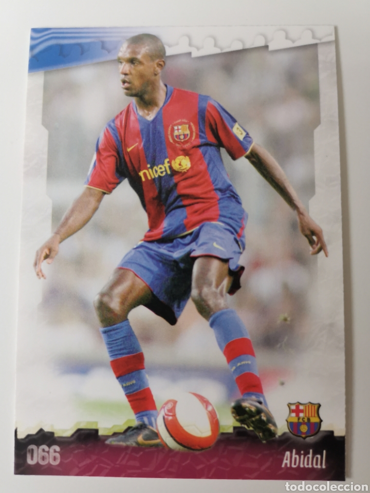 Coleccionismo cromos antiguos: Abidal 66 mundicromo 2008-2009 - Foto 1