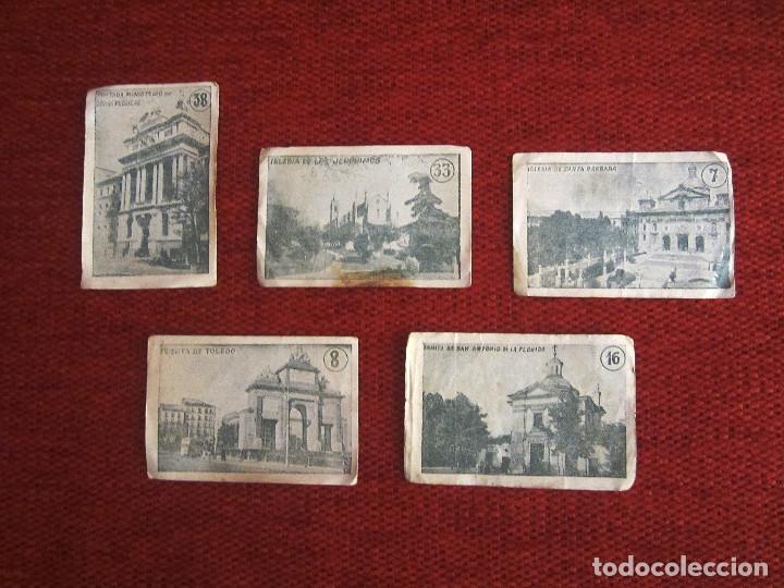 Coleccionismo Cromos antiguos: CROMOS PAISAJES DE MADRID