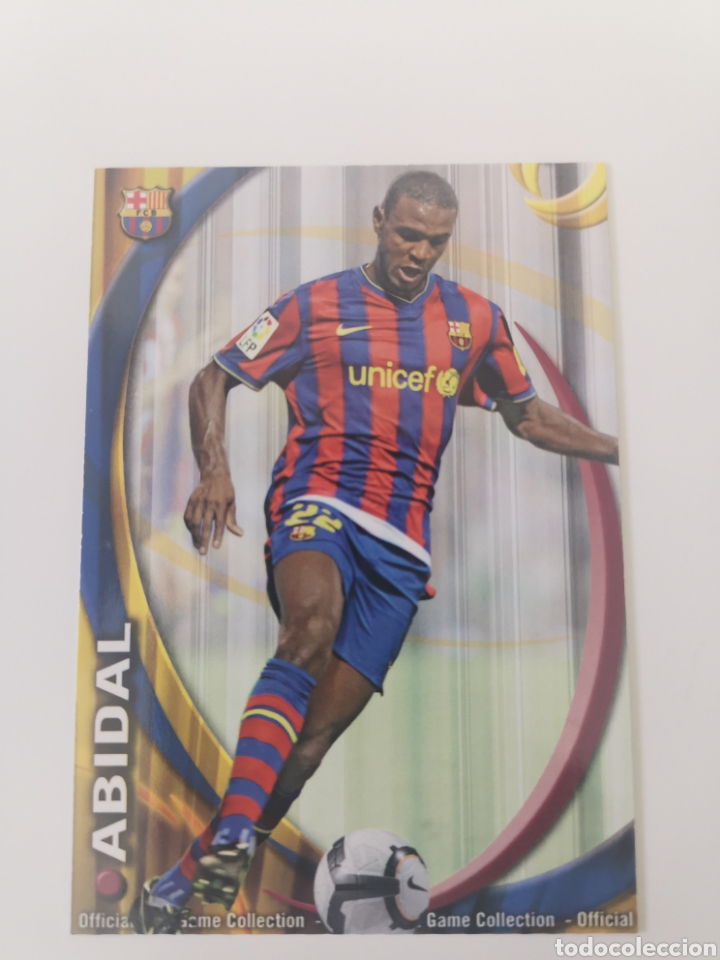 Coleccionismo cromos antiguos: Abidal 11 mundicromo 2010-2011 - Foto 1