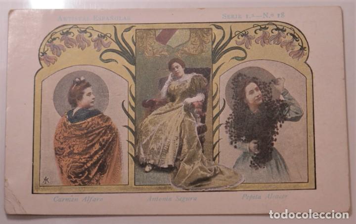 Coleccionismo Cromos antiguos: CROMO. ARTISTAS ESPA&Ntilde;OLA. SERIE I. 18. JOSE BERNARD