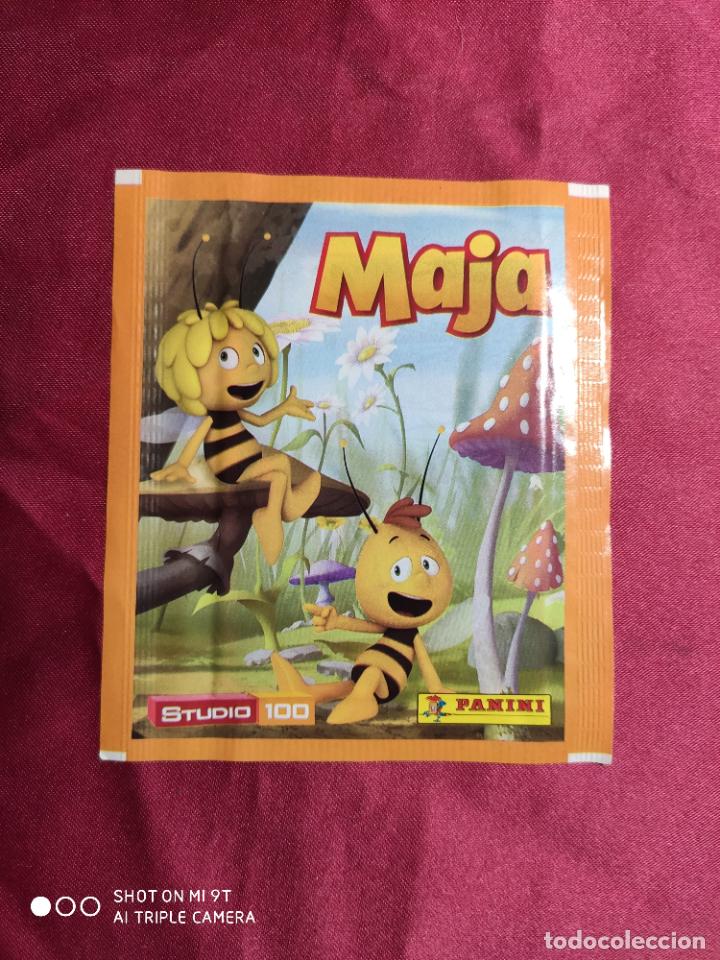 Coleccionismo cromos antiguos: SOBRE DE CROMOS SIN ABRIR. LA ABEJA MAYA . PANINI. - Foto 1