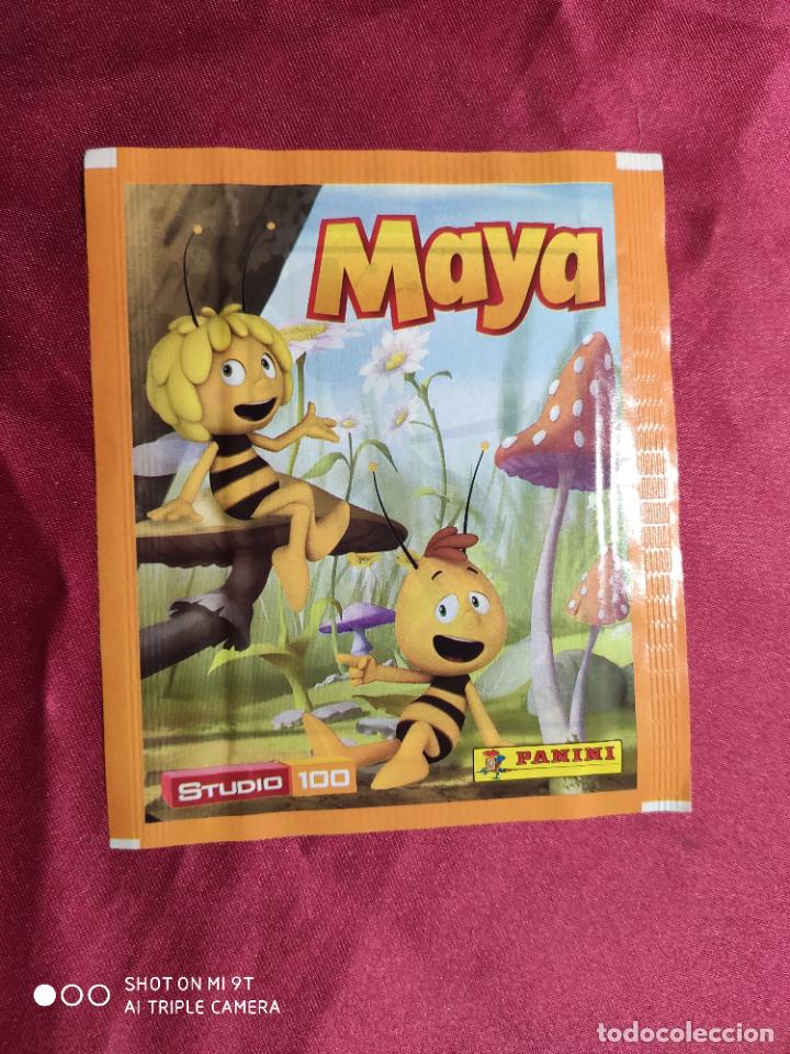 Coleccionismo cromos antiguos: SOBRE DE CROMOS SIN ABRIR. LA ABEJA MAYA . PANINI. - Foto 1
