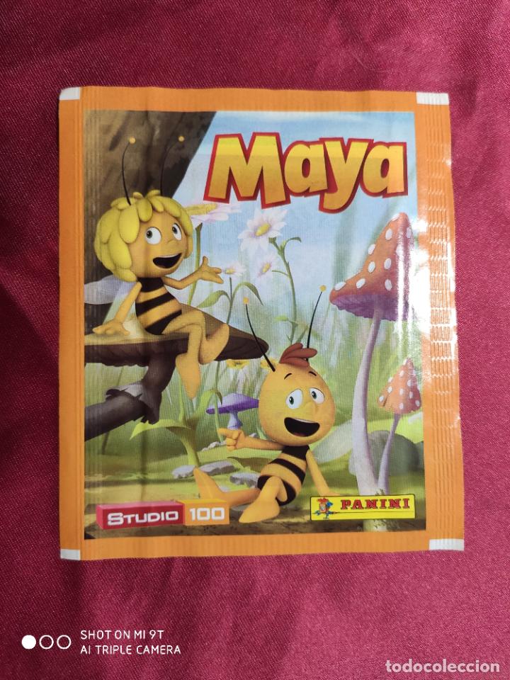 Coleccionismo cromos antiguos: SOBRE DE CROMOS SIN ABRIR. LA ABEJA MAYA . PANINI. - Foto 1