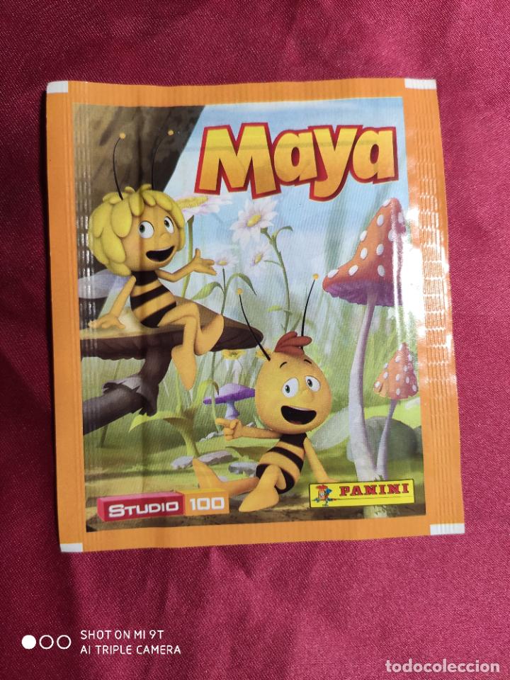 Coleccionismo cromos antiguos: SOBRE DE CROMOS SIN ABRIR. LA ABEJA MAYA . PANINI. - Foto 1