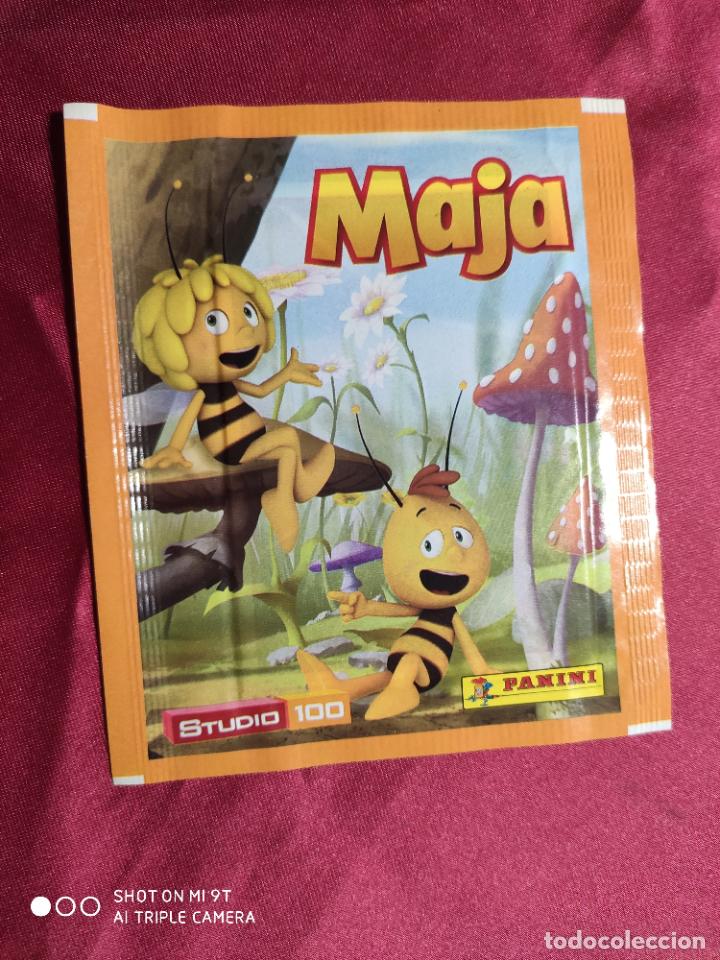 Coleccionismo cromos antiguos: SOBRE DE CROMOS SIN ABRIR. LA ABEJA MAYA . PANINI. - Foto 1