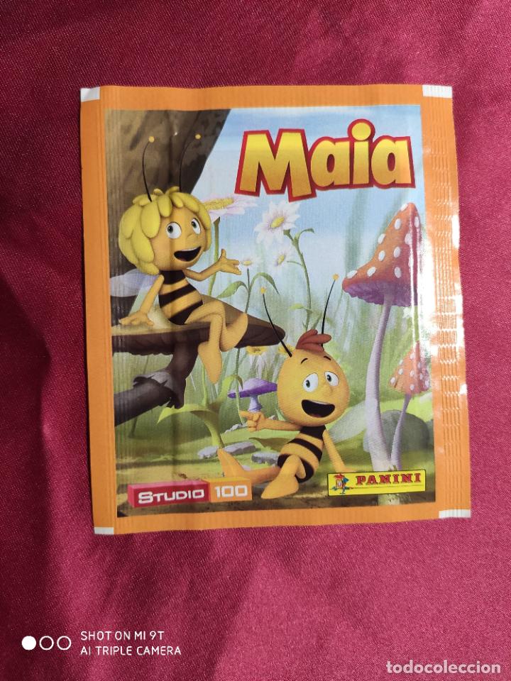 Coleccionismo cromos antiguos: SOBRE DE CROMOS SIN ABRIR. LA ABEJA MAYA . PANINI. - Foto 1
