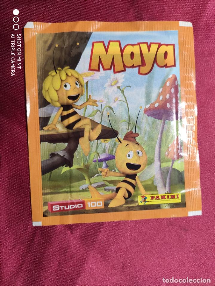 Coleccionismo cromos antiguos: SOBRE DE CROMOS SIN ABRIR. LA ABEJA MAYA . PANINI. - Foto 1
