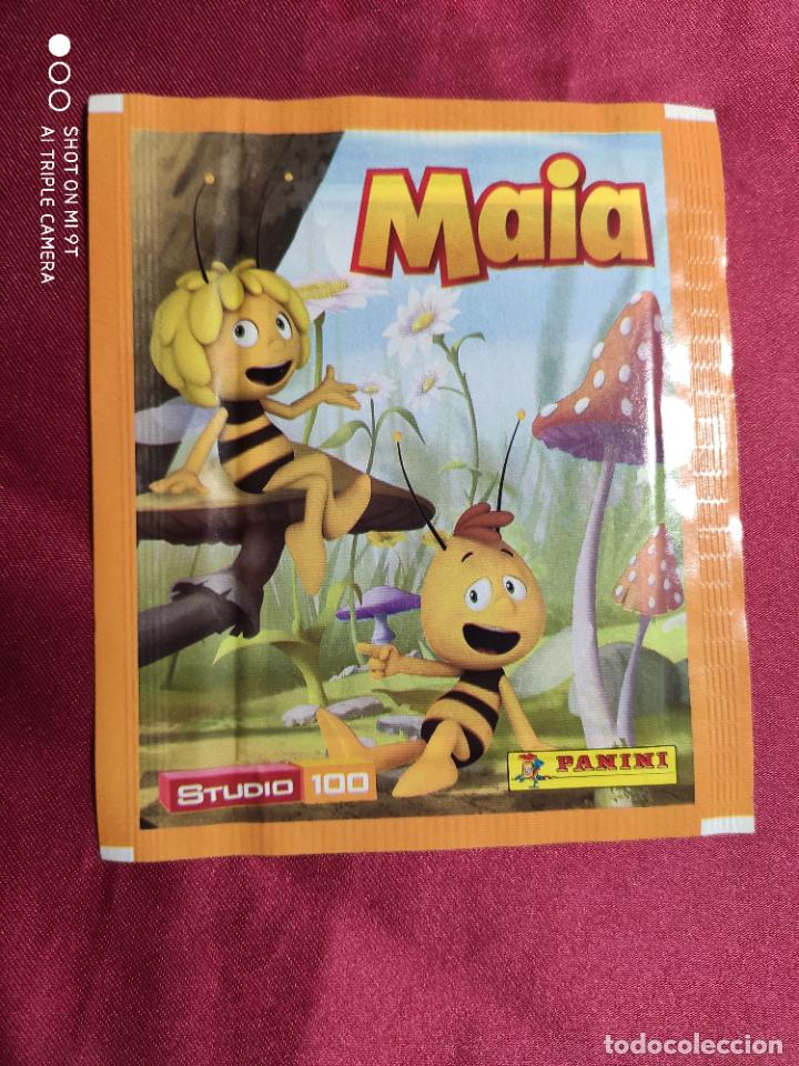 Coleccionismo cromos antiguos: SOBRE DE CROMOS SIN ABRIR. LA ABEJA MAYA . PANINI. - Foto 1