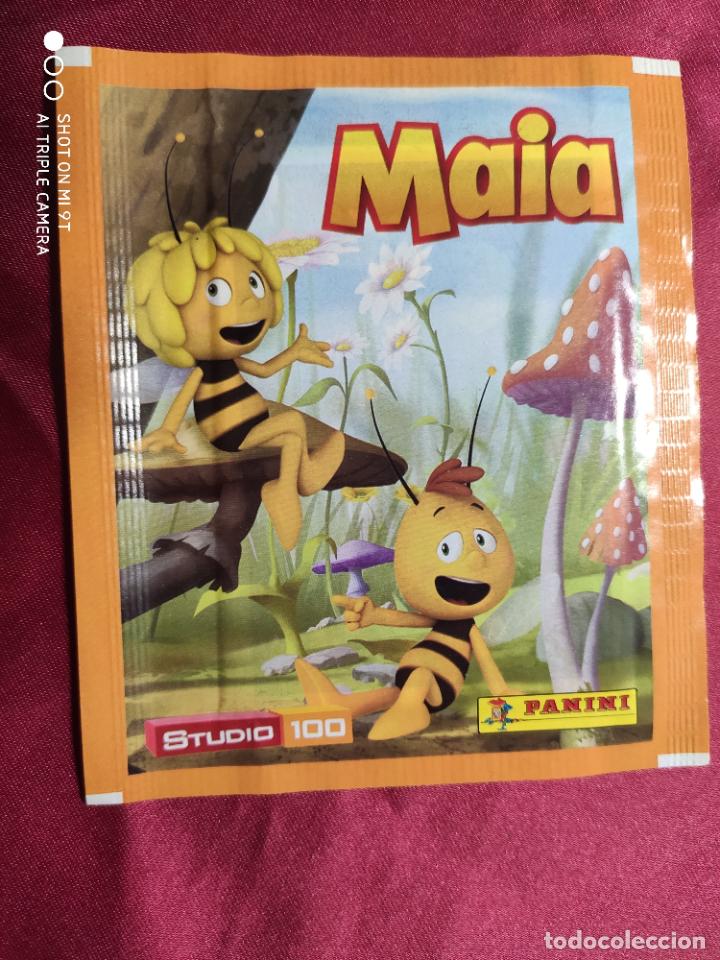 Coleccionismo cromos antiguos: SOBRE DE CROMOS SIN ABRIR. LA ABEJA MAYA . PANINI. - Foto 1