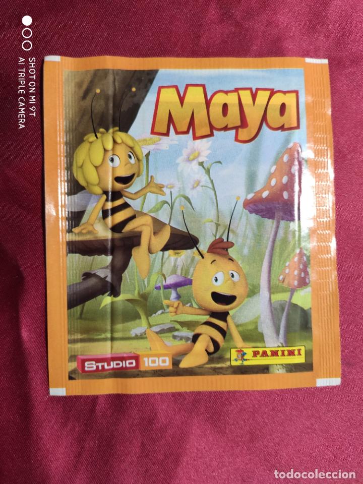 Coleccionismo cromos antiguos: SOBRE DE CROMOS SIN ABRIR. LA ABEJA MAYA . PANINI. - Foto 1