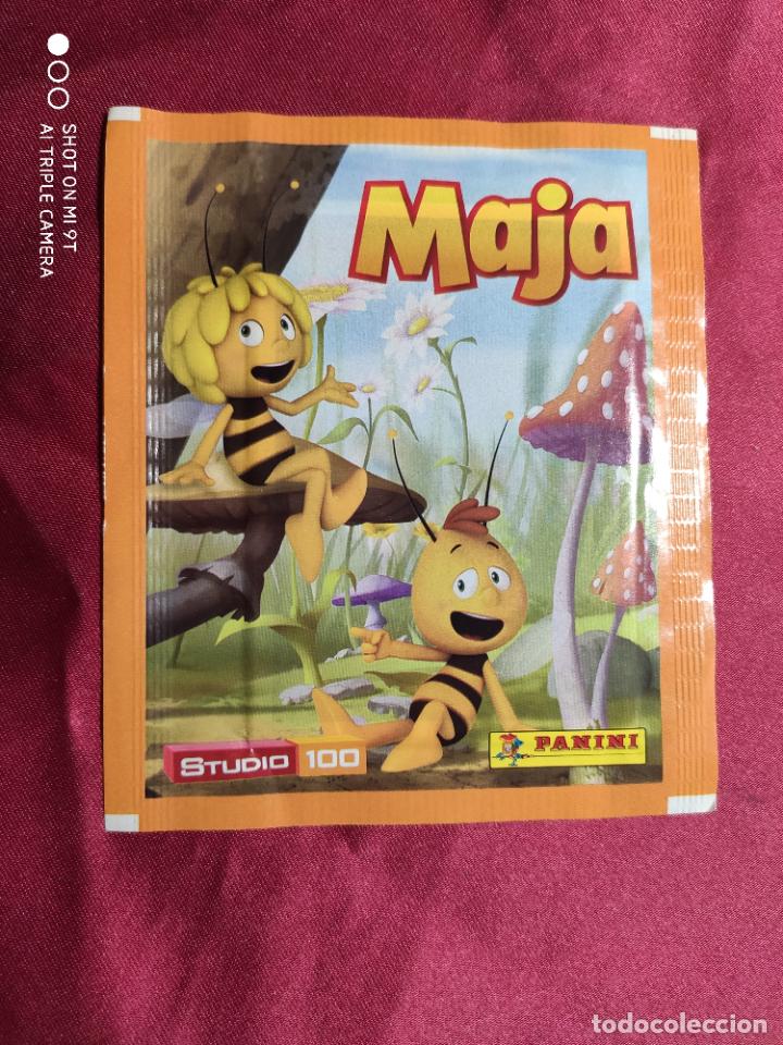 Coleccionismo cromos antiguos: SOBRE DE CROMOS SIN ABRIR. LA ABEJA MAYA . PANINI. - Foto 1