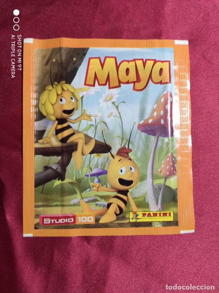 Coleccionismo cromos antiguos: SOBRE DE CROMOS SIN ABRIR. LA ABEJA MAYA . PANINI. - Foto 1