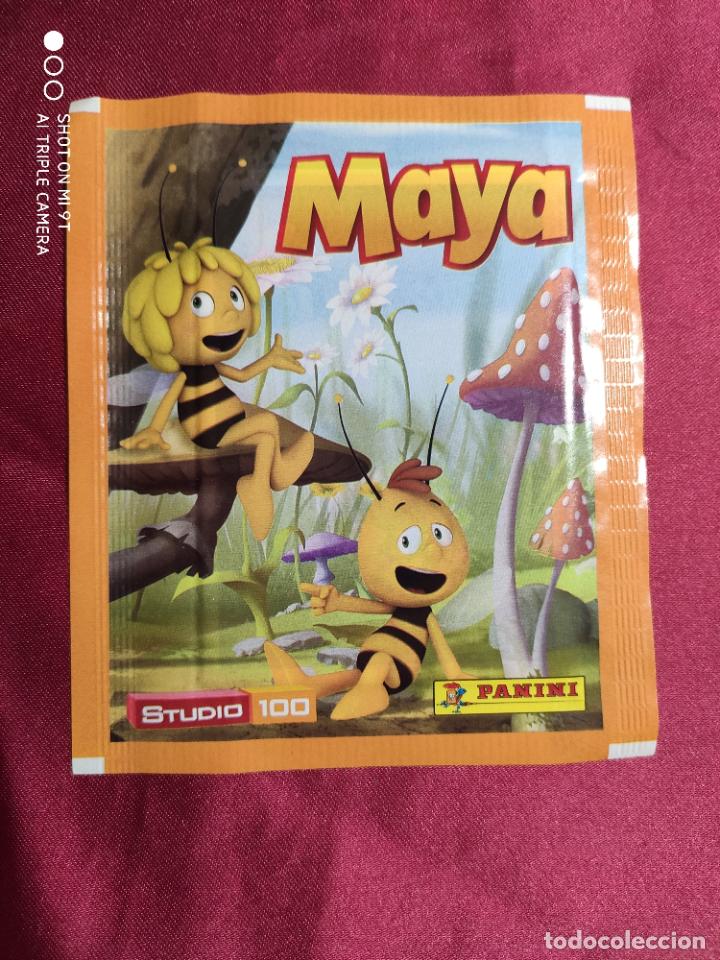 Coleccionismo cromos antiguos: SOBRE DE CROMOS SIN ABRIR. LA ABEJA MAYA . PANINI. - Foto 1