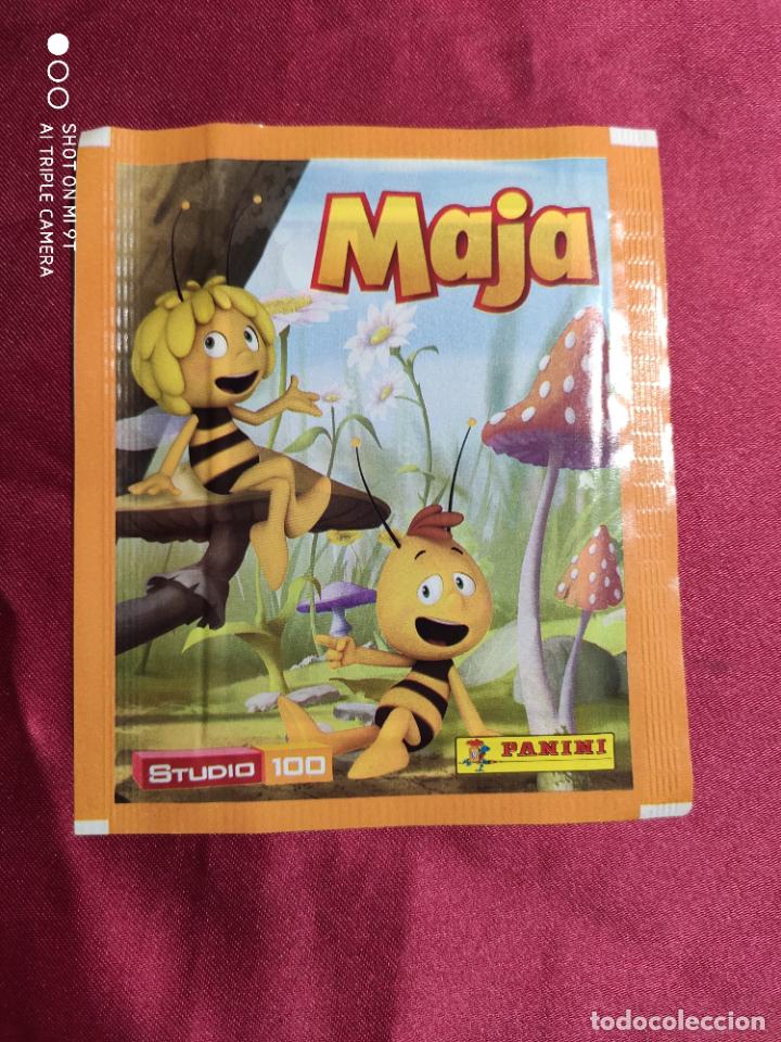 Coleccionismo cromos antiguos: SOBRE DE CROMOS SIN ABRIR. LA ABEJA MAYA . PANINI. - Foto 1
