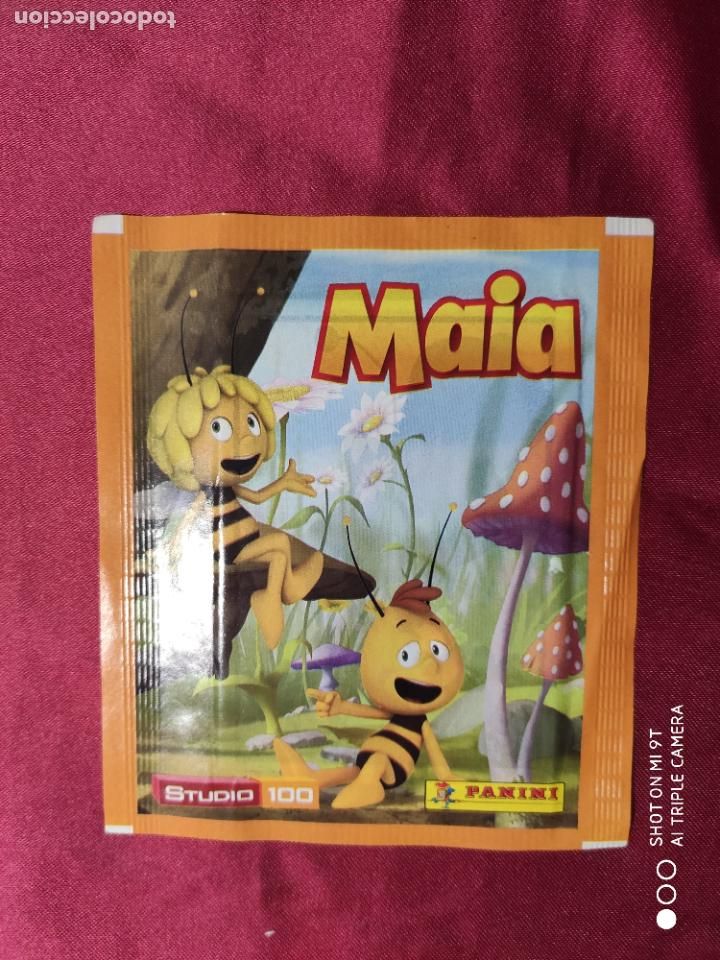 Coleccionismo cromos antiguos: SOBRE DE CROMOS SIN ABRIR. LA ABEJA MAYA . PANINI. - Foto 1