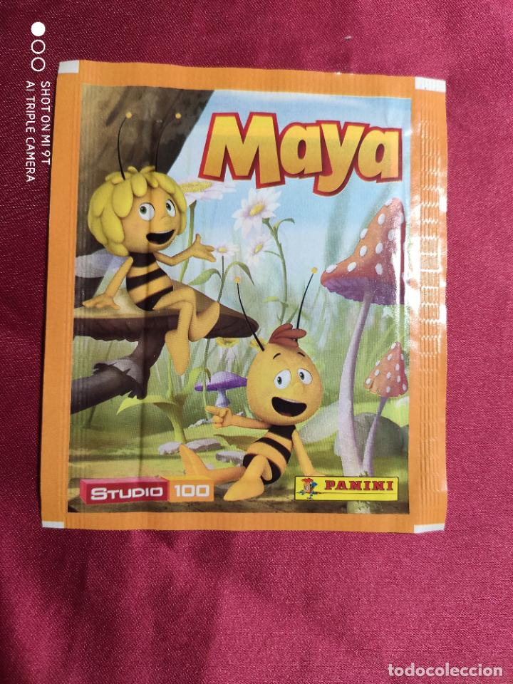 Coleccionismo cromos antiguos: SOBRE DE CROMOS SIN ABRIR. LA ABEJA MAYA . PANINI. - Foto 1