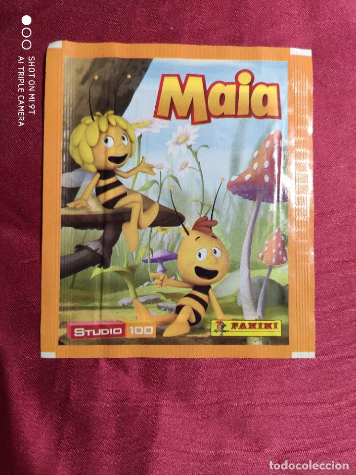 Coleccionismo cromos antiguos: SOBRE DE CROMOS SIN ABRIR. LA ABEJA MAYA . PANINI. - Foto 1