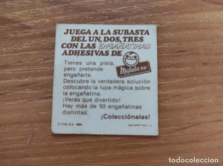 Coleccionismo cromos antiguos: Enga&ntilde;atinas . Matutano. Programa un, dos, tres . - Foto 2
