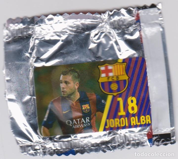 Coleccionismo cromos antiguos: chicle bar&ccedil;a -- 18 jordi alba - Foto 1