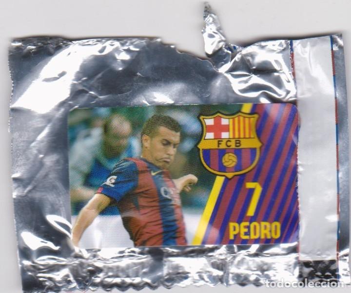 Coleccionismo cromos antiguos: chicle bar&ccedil;a -- 7 pedro - Foto 1