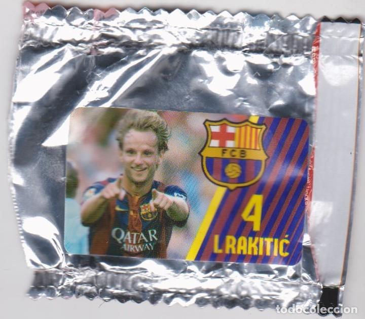 Coleccionismo cromos antiguos: chicle bar&ccedil;a -- 4 rakitic - Foto 1