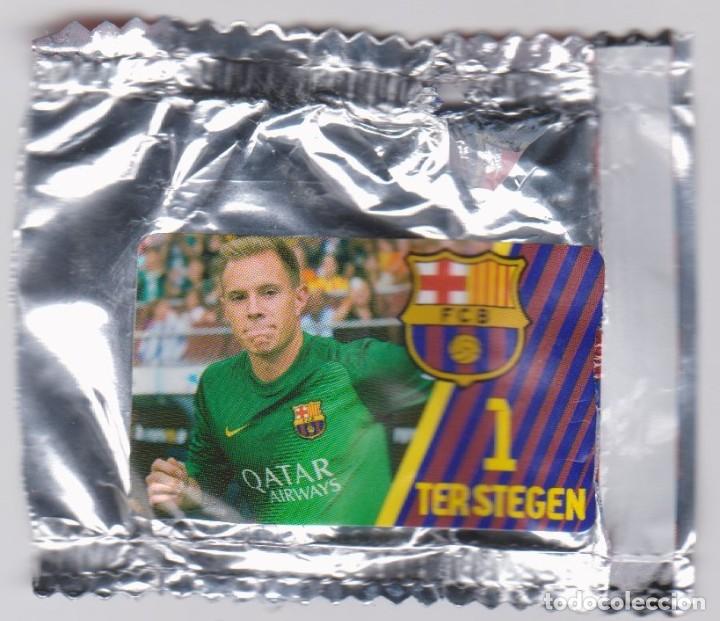 Coleccionismo cromos antiguos: chicle bar&ccedil;a -- 1 ter stegen - Foto 1
