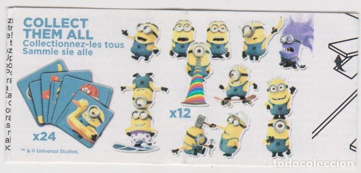 Coleccionismo cromos antiguos: COLLECT THEM ALL -- MINIONS - Foto 2