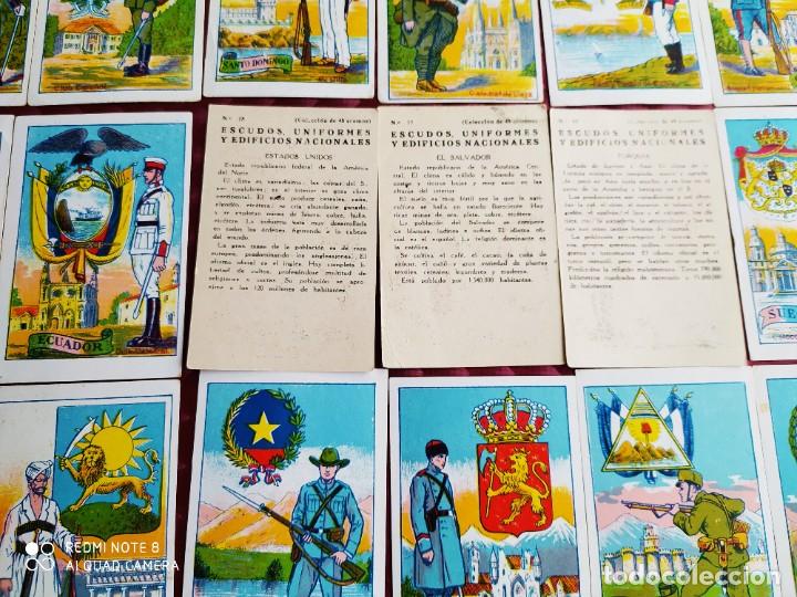 Coleccionismo cromos antiguos: COLECCION ESCUDOS UNIFORMES Y EDIFICIOS NACIONALES - Foto 6