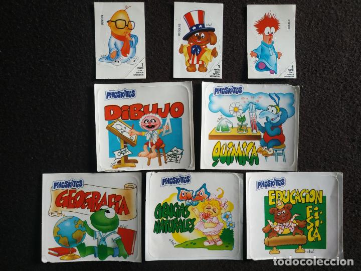 Coleccionismo cromos antiguos: PHOSKITOS - CROMOS COMPLETOS CON PUNTO SIN SACAR PEQUE&Ntilde;ECOS + PREMIOS SUPERADHESIVOS 1981 / PANRICO
