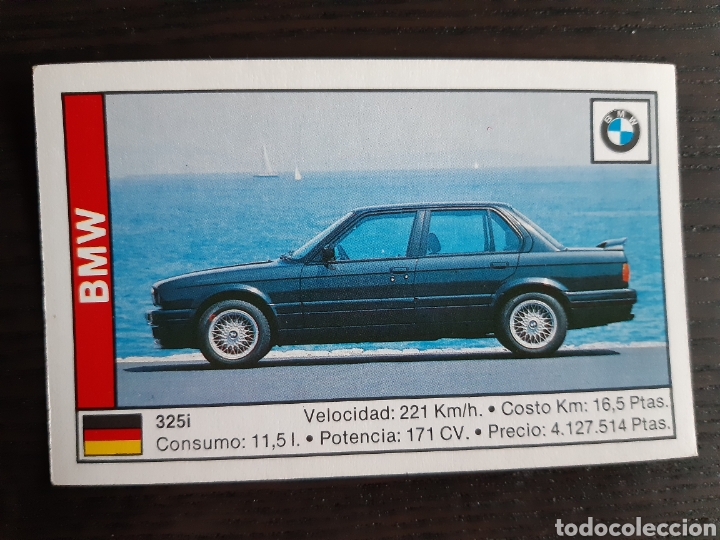 Coleccionismo cromos antiguos: BMW 325i N&deg; 23. Coches 89. Cusco - Foto 1