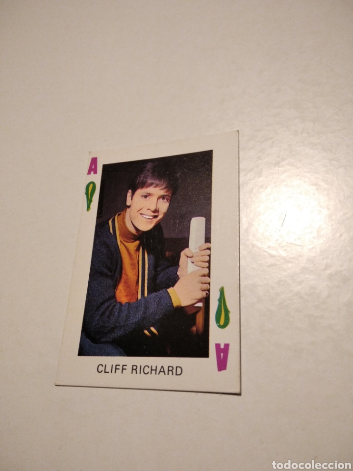 Coleccionismo cromos antiguos: Naipe cliff Richard - Foto 1