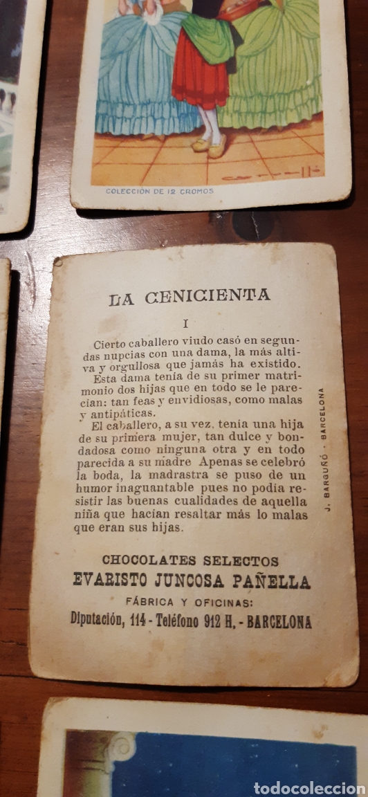 Coleccionismo cromos antiguos: La Cenicienta , coleccion completa de doce cromos completa - Foto 3