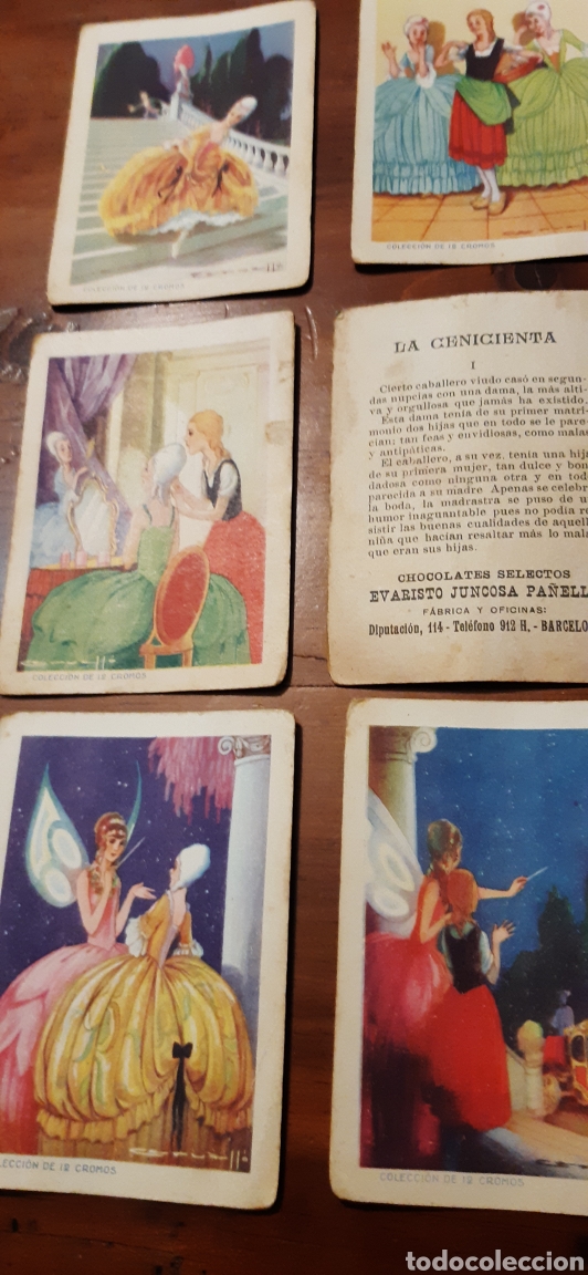 Coleccionismo cromos antiguos: La Cenicienta , coleccion completa de doce cromos completa - Foto 5