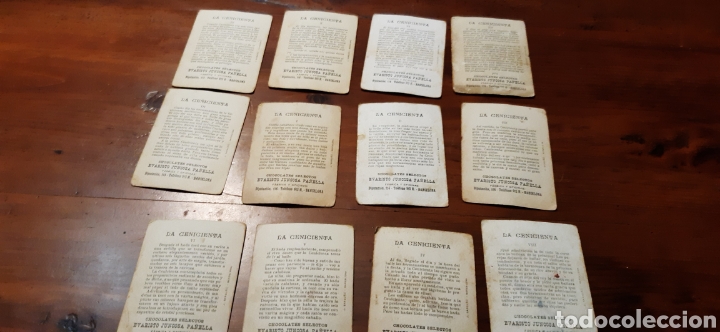 Coleccionismo cromos antiguos: La Cenicienta , coleccion completa de doce cromos completa - Foto 6