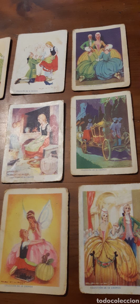 Coleccionismo cromos antiguos: La Cenicienta , coleccion completa de doce cromos completa - Foto 7