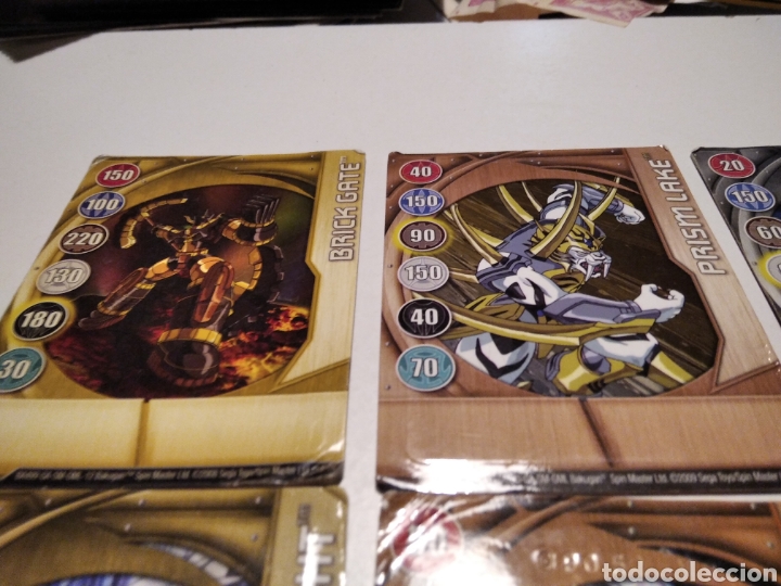 Coleccionismo cromos antiguos: 6 cartas Bakugan - Foto 2