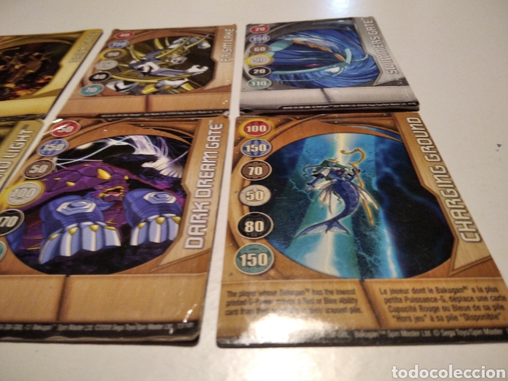 Coleccionismo cromos antiguos: 6 cartas Bakugan - Foto 4