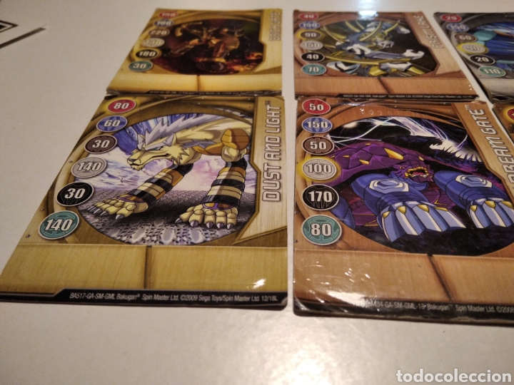 Coleccionismo cromos antiguos: 6 cartas Bakugan - Foto 5