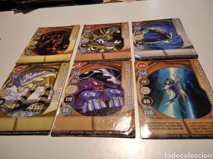 Coleccionismo cromos antiguos: 6 cartas Bakugan - Foto 1