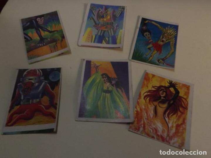 Coleccionismo cromos antiguos: CROMOS MONSTRUOS - LOTE 6 CROMOS - Foto 2