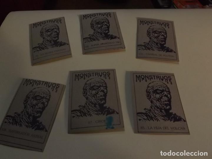 Coleccionismo cromos antiguos: CROMOS MONSTRUOS - LOTE 6 CROMOS - Foto 3