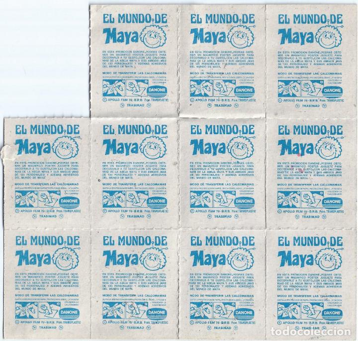 Coleccionismo cromos antiguos: El mundo de Maya - Danone - Foto 1