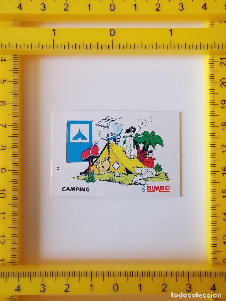Coleccionismo cromos antiguos: CROMO PEGATINA SIN PEGAR PANRICO BIMBO MOTORS CAMPING