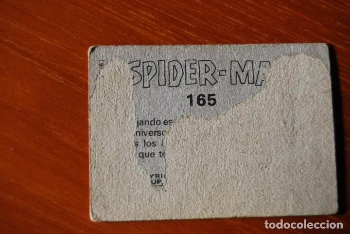 Coleccionismo cromos antiguos: Cromo Spiderman N.165 1981 - Foto 2