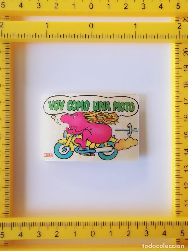 Coleccionismo cromos antiguos: CROMO PEGATINA SIN PEGAR PANRICO BIMBO LOCOPEGATINAS LOCO PEGATINAS VOY COMO UNA MOTO