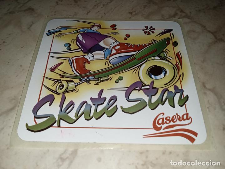 Coleccionismo Cromos antiguos: Cromo pegatina adhesivo CASERA SKATE STAR