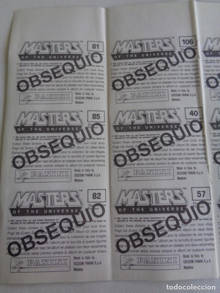 Coleccionismo cromos antiguos: 12 CROMOS MASTERS DEL UNIVERSO DE PANINI OBSEQUIO DE TP - Foto 3