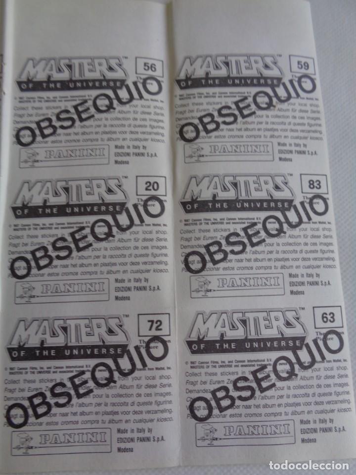 Coleccionismo cromos antiguos: 12 CROMOS MASTERS DEL UNIVERSO DE PANINI OBSEQUIO DE TP - Foto 4